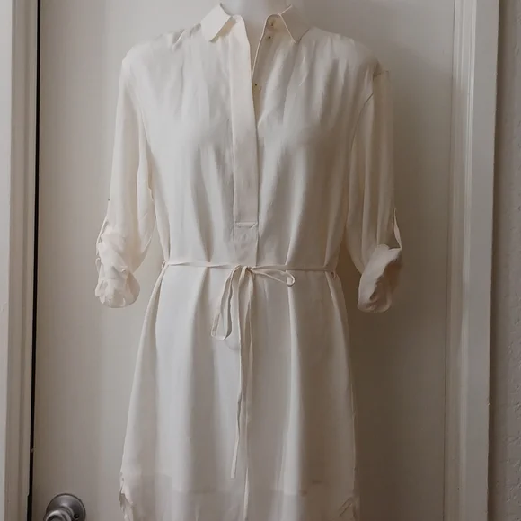 All saints cream clearance dress